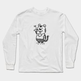 Hi, Tiger Long Sleeve T-Shirt